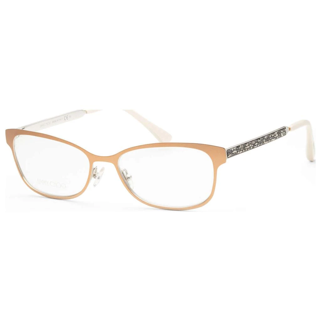 商品Jimmy Choo|Jimmy Choo Women's Brown Rectangular Opticals,价格¥596,第1张图片