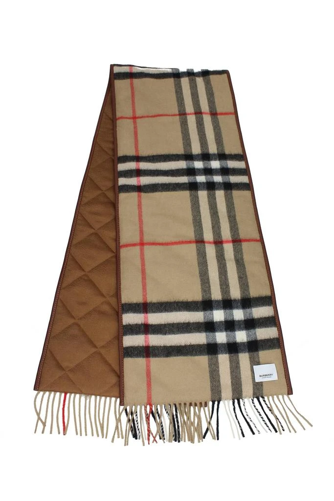 商品Burberry|Scarves Cashmere Brown Beige,价格¥5362,第2张图片详细描述