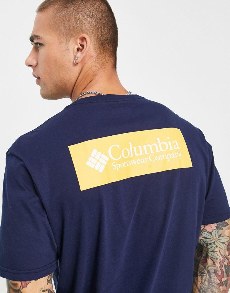 Columbia North Cascades back print t-shirt in navy商品第1张图片规格展示