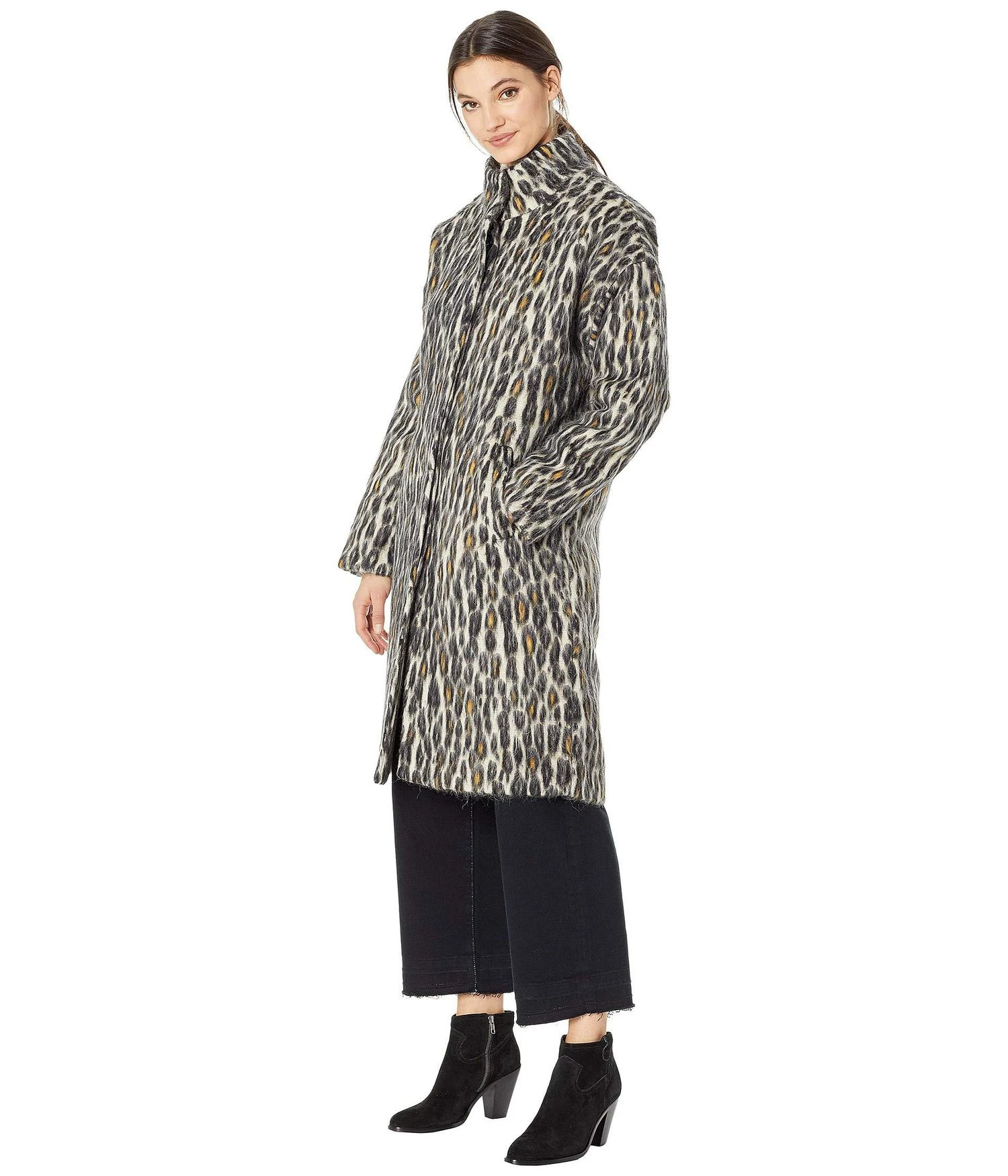 商品Juicy Couture|Hard Woven Boulevard Leopard Coat,价格¥1561,第2张图片详细描述