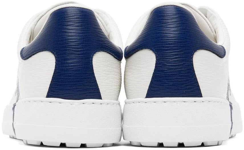 商品Salvatore Ferragamo|White Gancini Sneakers,价格¥2767,第2张图片详细描述