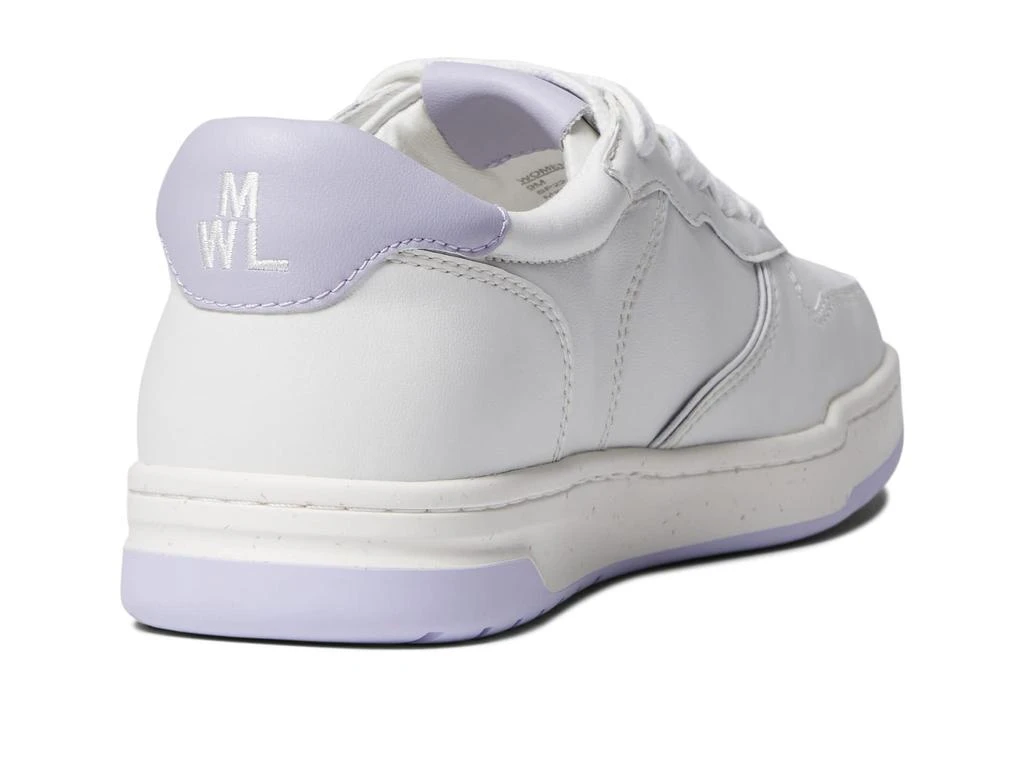 商品Madewell|Court Low-Top Sneakers in White and Purple,价格¥733,第5张图片详细描述