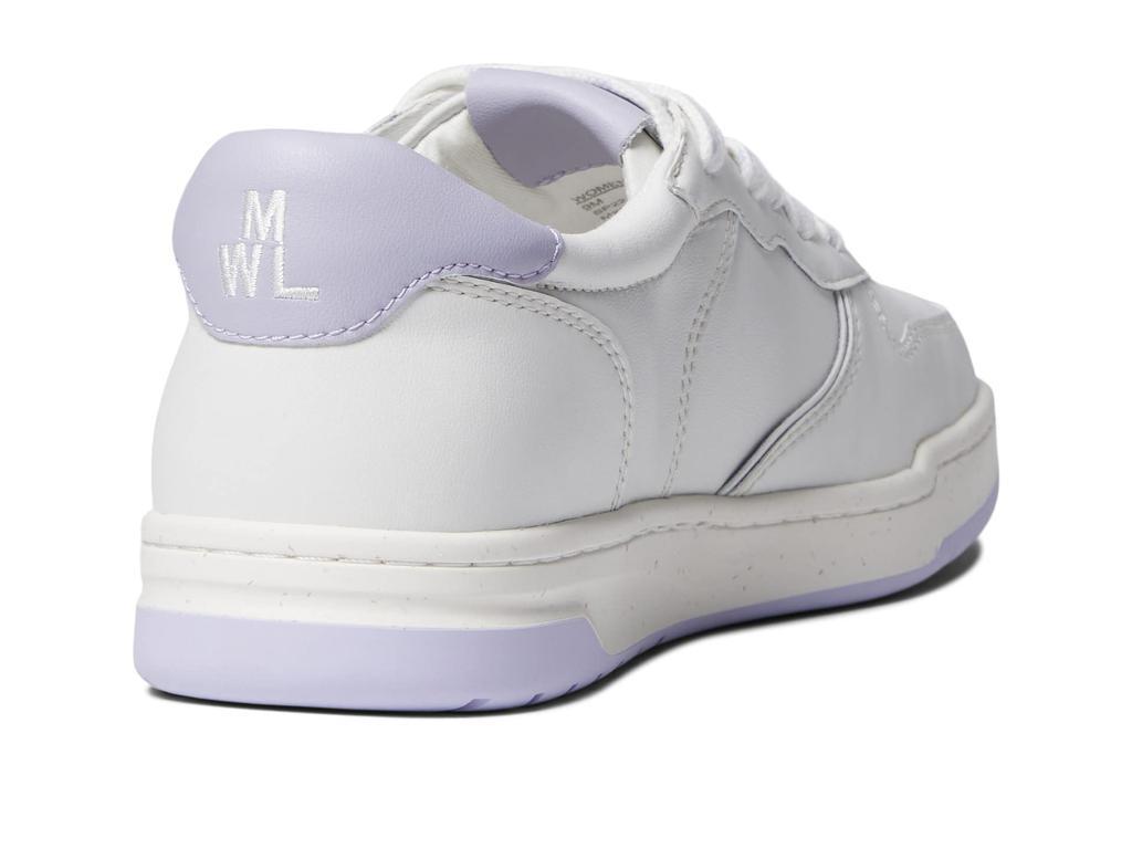 商品Madewell|Court Low-Top Sneakers in White and Purple,价格¥549,第7张图片详细描述