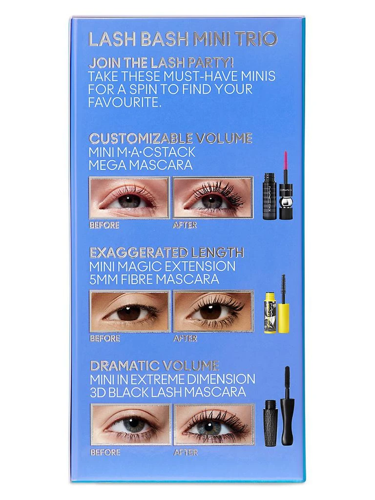商品MAC|Lash Bash Mini Mascara Trio,价格¥195,第2张图片详细描述