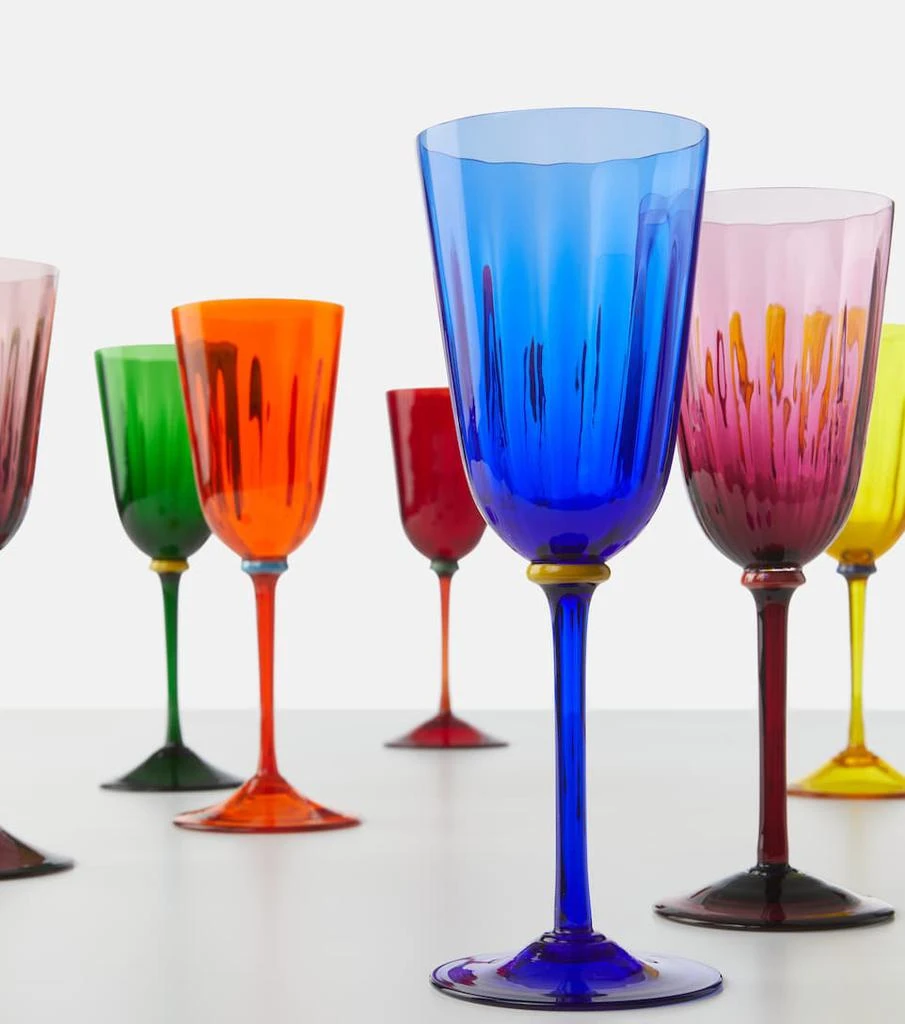 商品LA DOUBLE J|Rainbow set of 8 wine glasses,价格¥11998,第4张图片详细描述