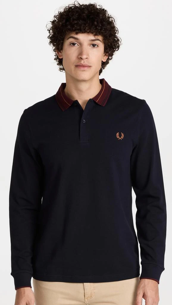 商品Fred Perry|Fred Perry Striped Collar Polo Shirt,价格¥575,第2张图片详细描述