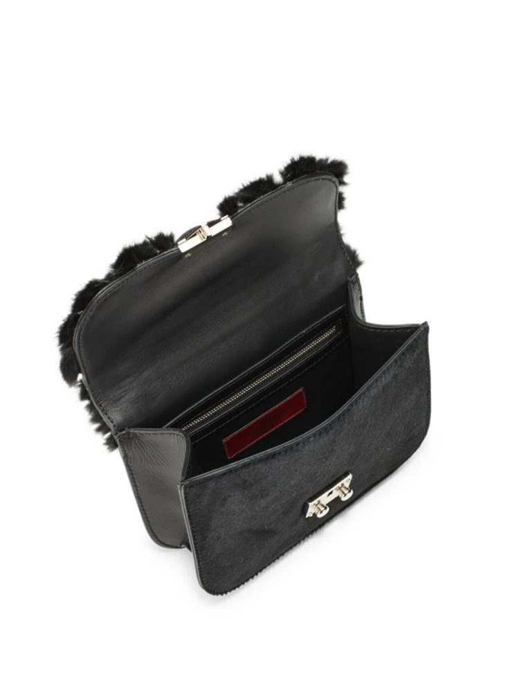 商品Valentino|Mini Mink Fur Rockstud Shoulder Bag,价格¥11794,第2张图片详细描述