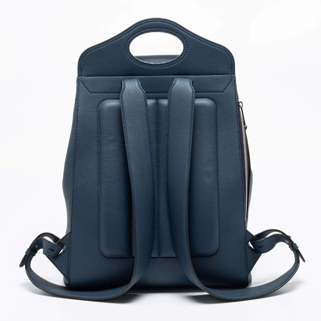 商品Burberry|Burberry Blue Leather Pocket Backpack,价格¥6302,第4张图片详细描��述