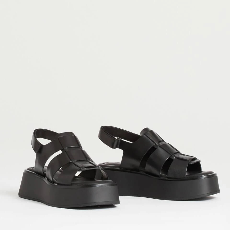 商品Vagabond|VAGABOND COURTNEY STRAPPED LEATHER SANDALS,价格¥328,第3张图片详细描述