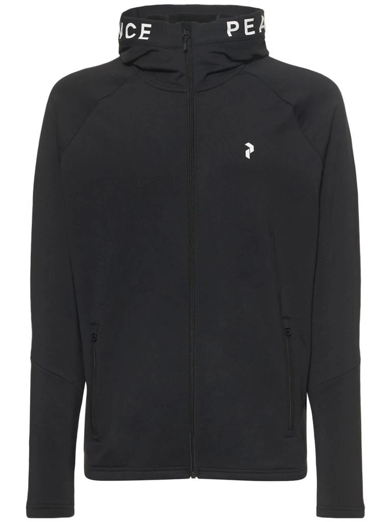 商品Peak Performance|Rider Full Zip Hood Mid-layer Sweatshirt,价格¥893,第1张图片