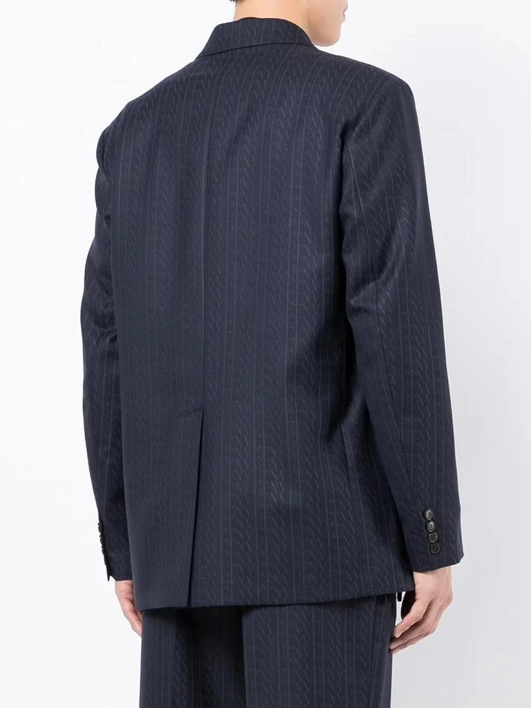 商品Valentino|Valentino Garavani Vltn-Print Single-Breasted Suit Jacket,价格¥7928,第4张图片详细描述