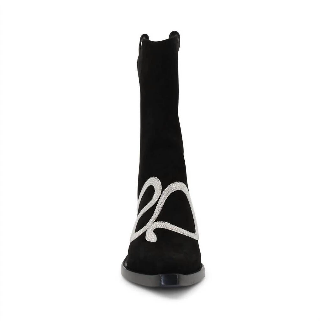 商品Rene Caovilla|Rene Caovilla - Women's Suede Snake Strass 65mm Western Boot,价格¥9480,第4张图片详细描述