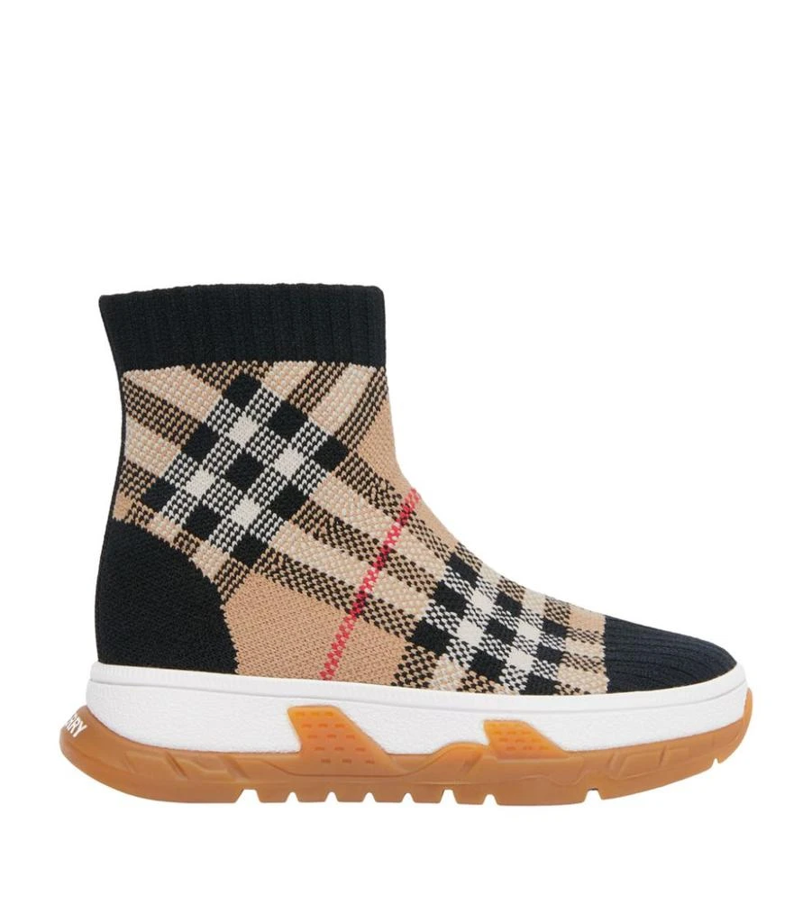 商品Burberry|Vintage Check Sock Sneakers,价格¥3070,第2张图片详细描述