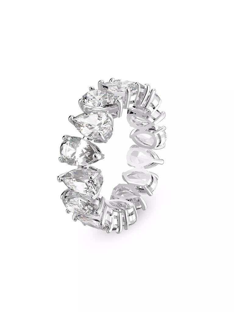 商品Swarovski|Matrix Rhodium-Plated &amp; Crystal Ring,价格¥1485,第4张图片详细描述