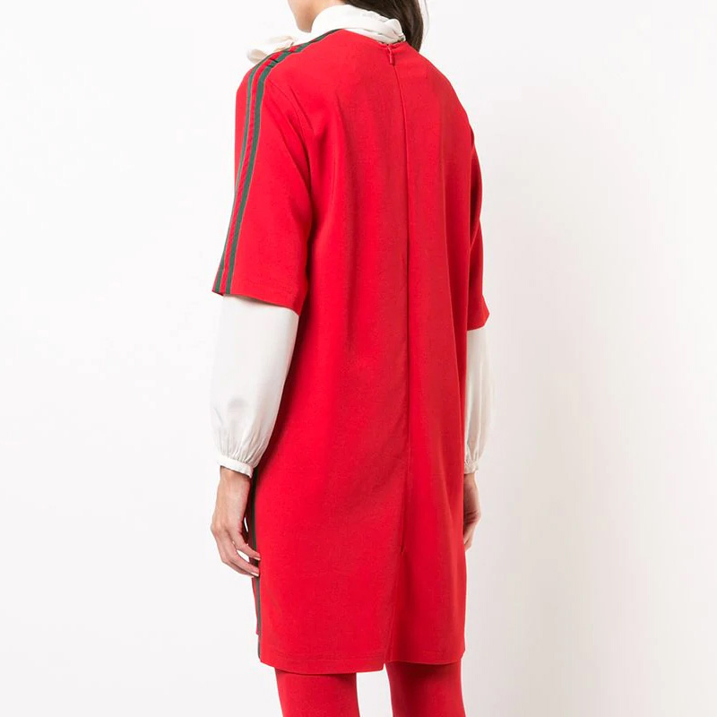 GUCCI 红色女士连衣裙 528977-KR01-6100商品第3张图片规格展示