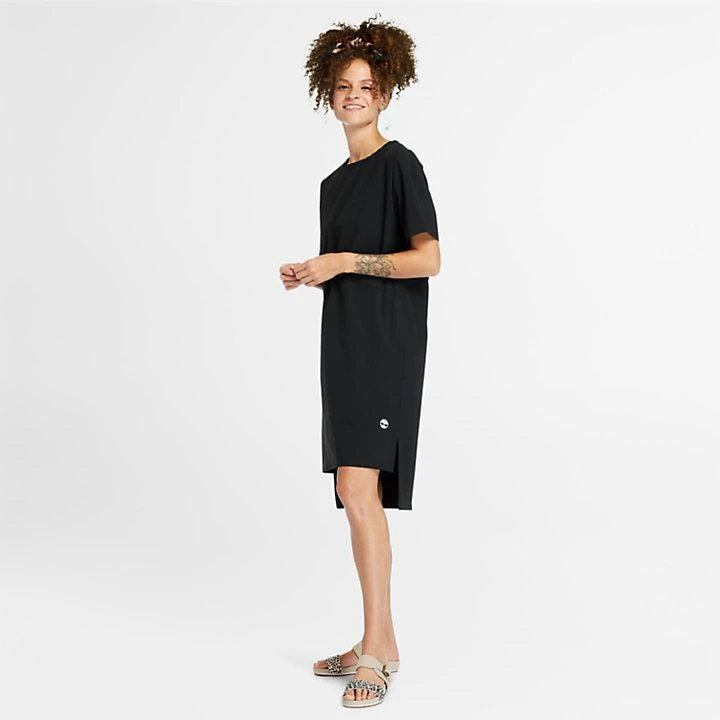 商品Timberland|Drawstring T-Shirt Dress for Women in Black,价格¥352,第4张图片详细描述