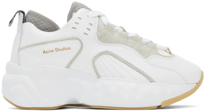 商品Acne Studios|White Nappa Sneakers,价格¥1255,第1张图片