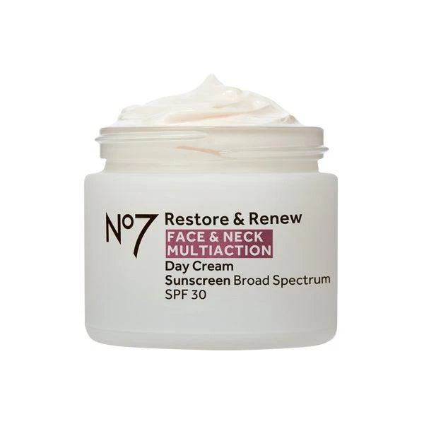 商品No7|Restore & Renew Multi Action Face & Neck Day Cream SPF 30,价格¥289,第4张图片详细描述