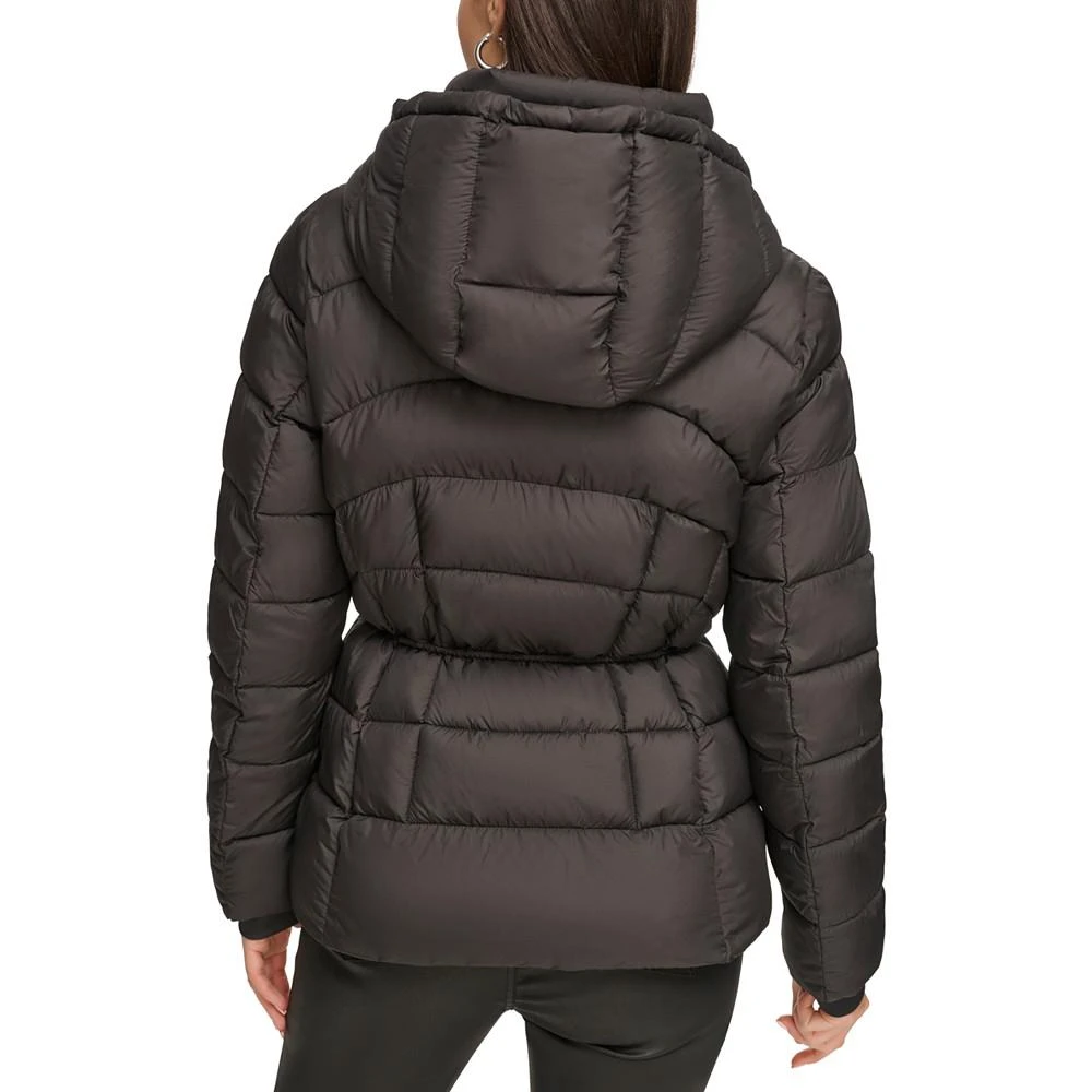 商品DKNY|女式绳带连帽羽绒服,价格¥909,第2张图片详细描述