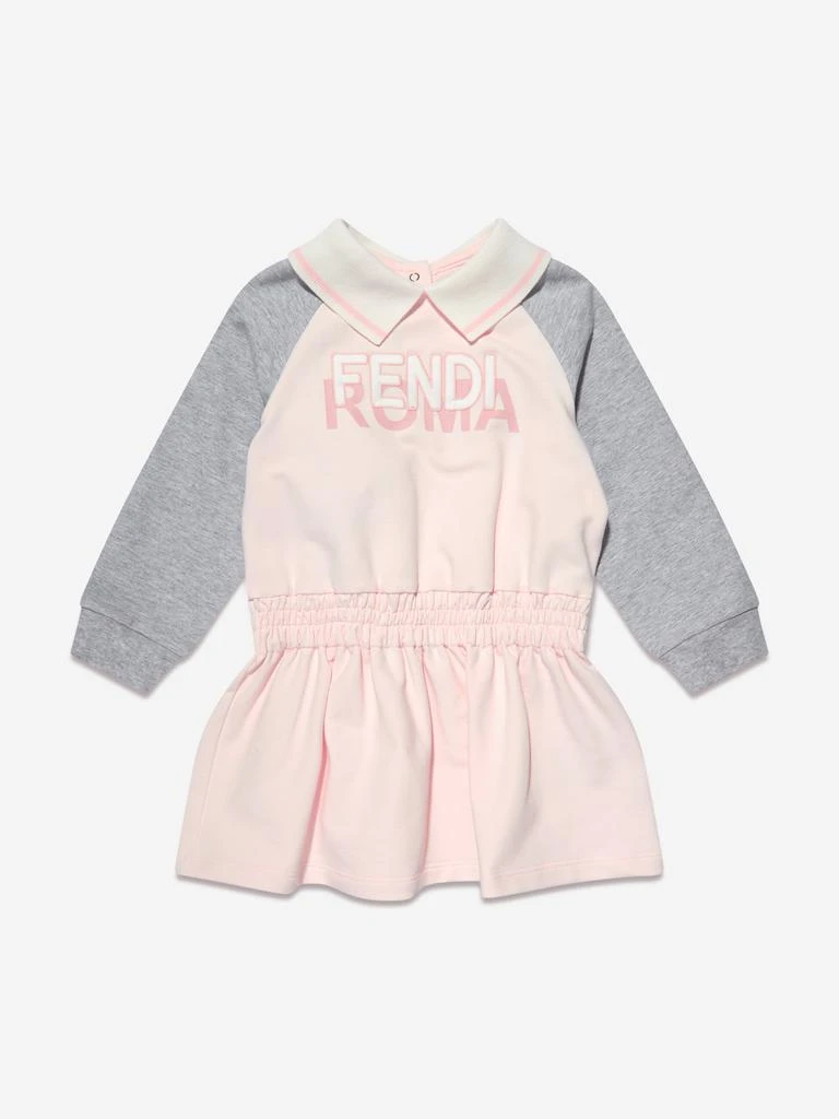 商品Fendi|Fendi Baby Girls Sweater Dress in Pink,价格¥2192,第1张图片