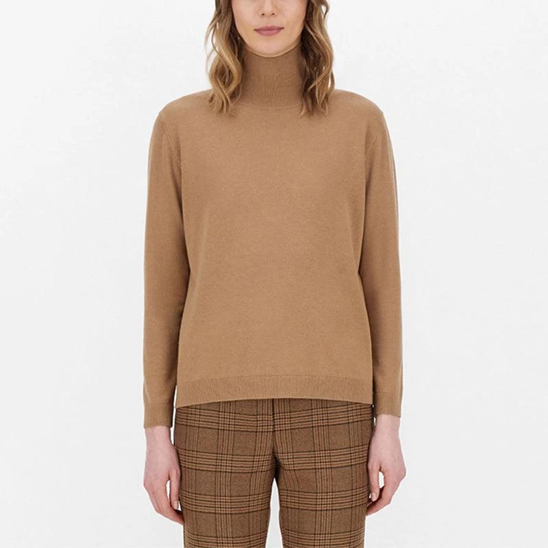 商品Weekend Max Mara|WEEKEND JUST女士驼色真丝毛线毛衣【香港仓极速发货】,价格¥1676,第1张图片
