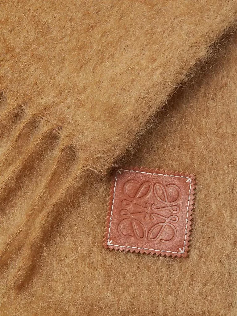 商品Loewe|Wool-Mohair Logo Patch Scarf,价格¥2355-¥2575,第4张图片详细描述