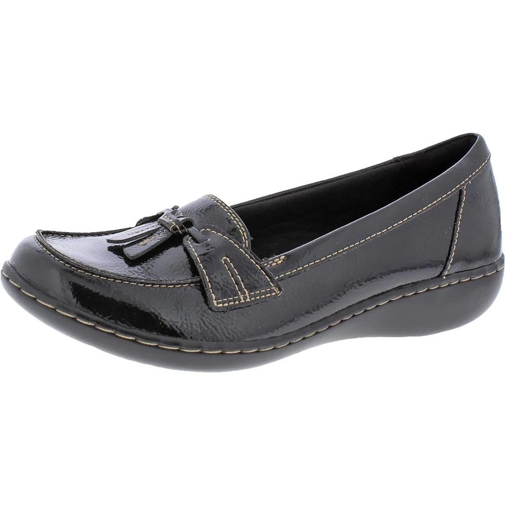 商品Clarks|Clarks Ashland Bubble Women's Leather Tasseled Slip On Casual Loafers,价格¥128,第2张图片详细描述