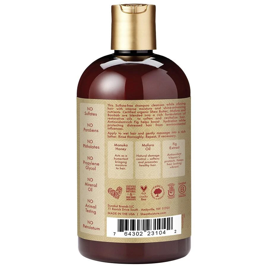 商品SheaMoisture|Intensive Hydration Shampoo Manuka Honey and Mafura Oil,价格¥105,第2张图片详细描述