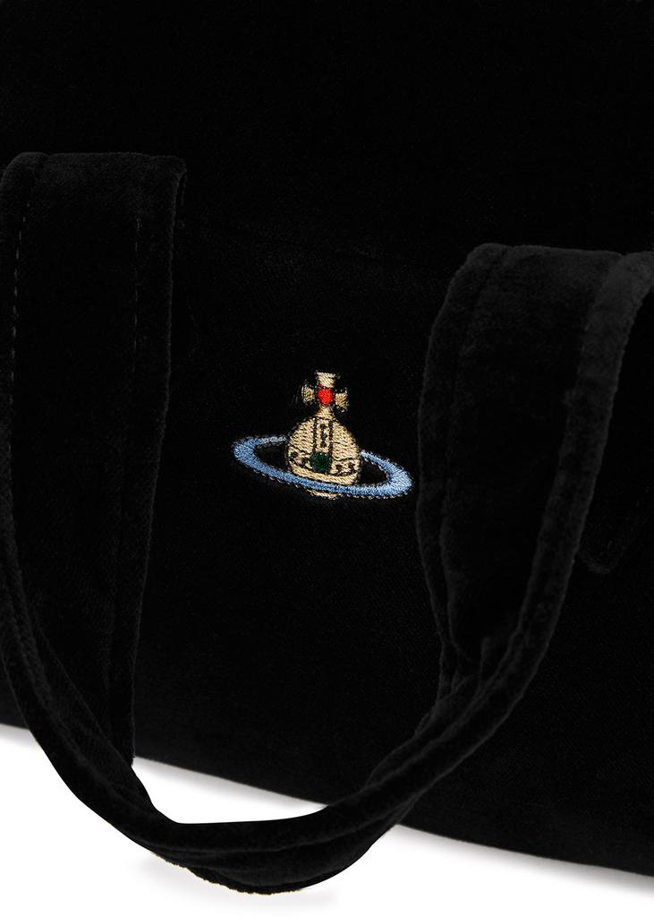 Yasmine Archive medium velvet top handle bag商品第3张图片规格展示