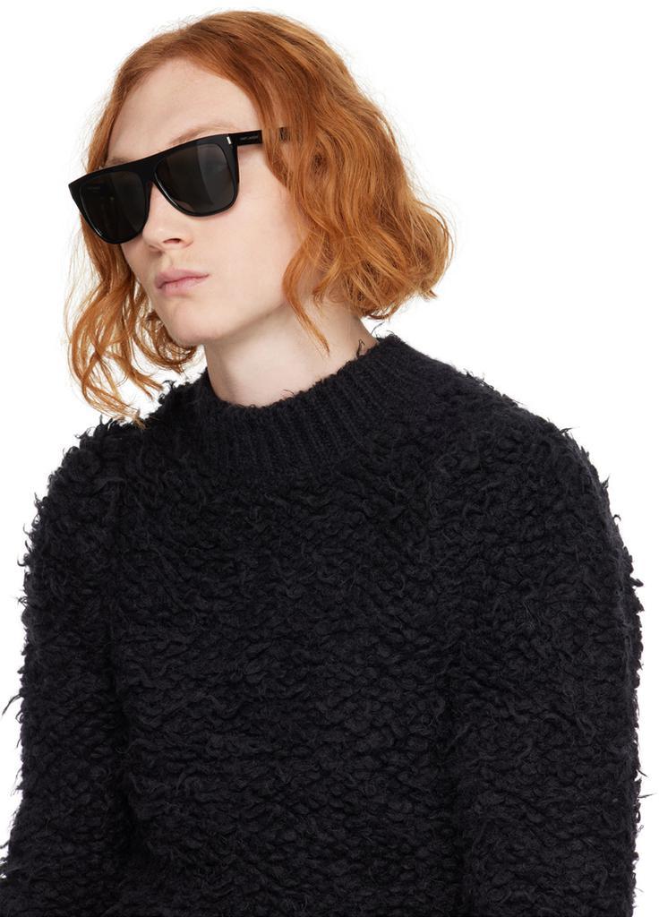 商品Yves Saint Laurent|Black New Wave SL 1 Sunglasses,价格¥2646,第6张图片详细描述