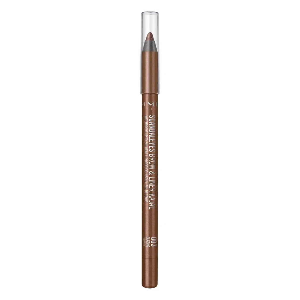商品Rimmel|Rimmel Scandaleyes Waterproof Coloured Brow and Liner 1.2g (Various Shades),价格¥54,第1张图片
