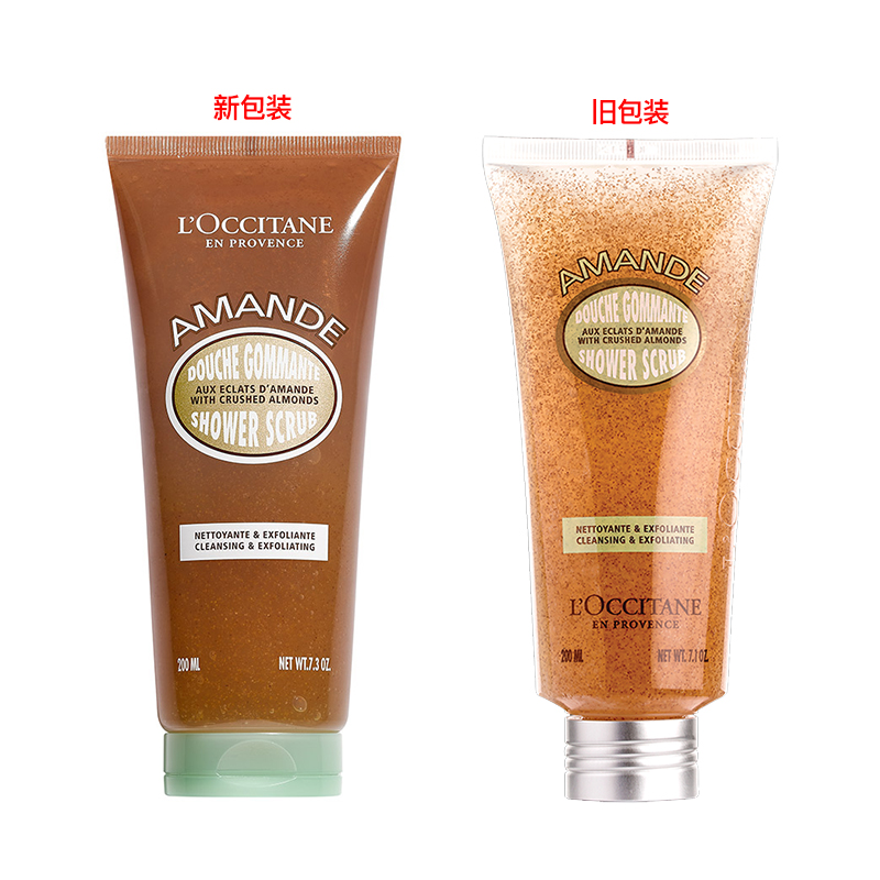 L'occitane欧舒丹 甜扁桃磨砂沐浴啫喱200ml商品第2张图片规格展示