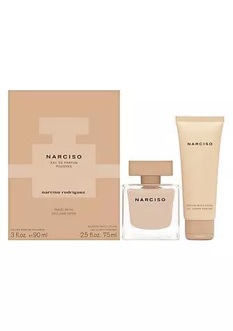 商品Narciso Rodriguez|Narciso Poudree by Narciso Rodriguez for Her 2 Piece Set Includes : 3.0 oz Eau de Parfum Poudree Spray + 2.5 oz Scented Body Lotion,价格¥765,第1张图片