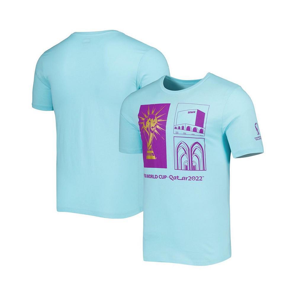 商品Outerstuff|Men's Light Blue FIFA World Cup Qatar 2022 Around The World T-shirt,价格¥185,第1张图片