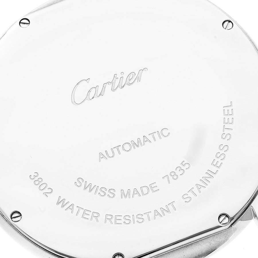 Cartier Silver Stainless Steel Tank Solo W6701011 Automatic Men's Wristwatch 42 mm商品第5张图片规格展示