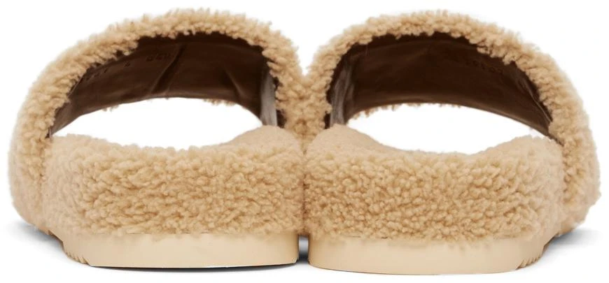 商品Gucci|Beige The North Face Edition Merino Wool Slides,价格¥7614,第4张图片详细描述