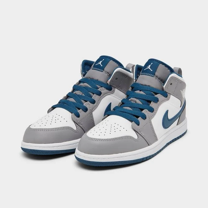 商品Jordan|Little Kids' Air Jordan Retro 1 Mid Casual Shoes,价格¥560,第2张图片详细描述