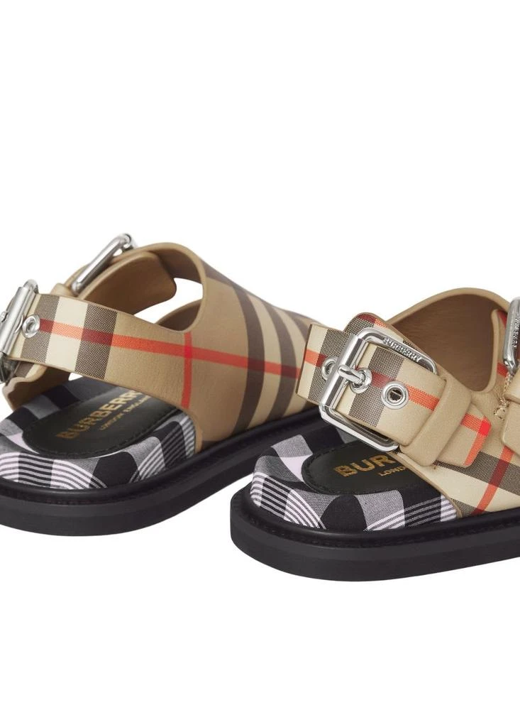 商品Burberry|Vintage check leather buckled sandals,价格¥1692,第4张图片详细描述