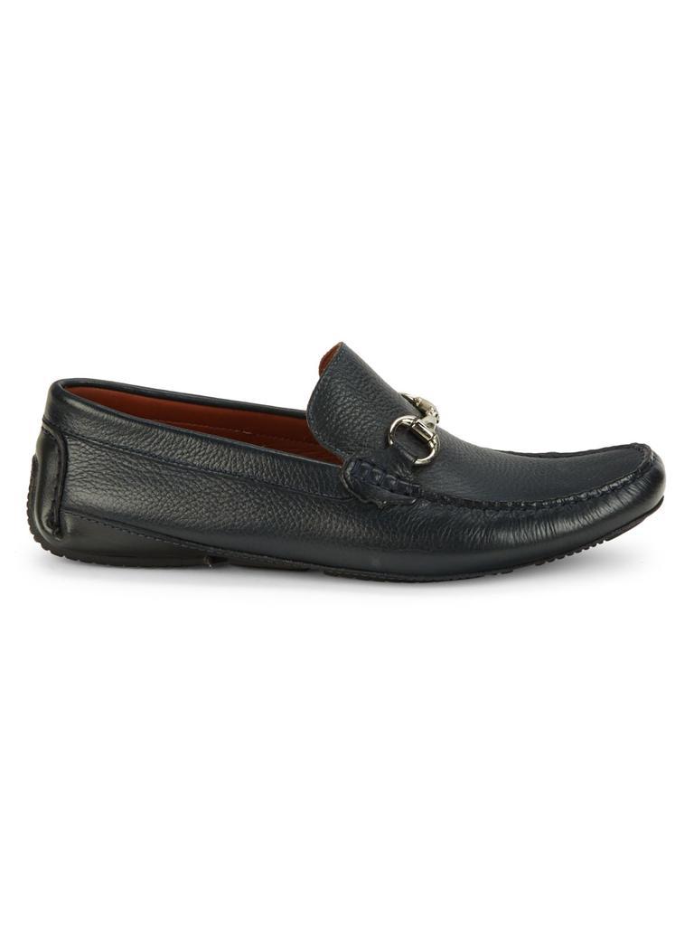 ​Pebbled Leather Bit Driving Loafers商品第1张图片规格展示