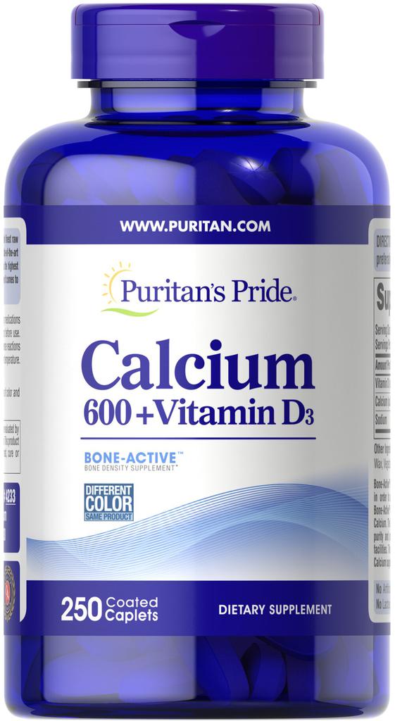 CALCIUM CARBONATE 600 mg. with VITAMIN D 125 Tablets商品第1张图片规格展示