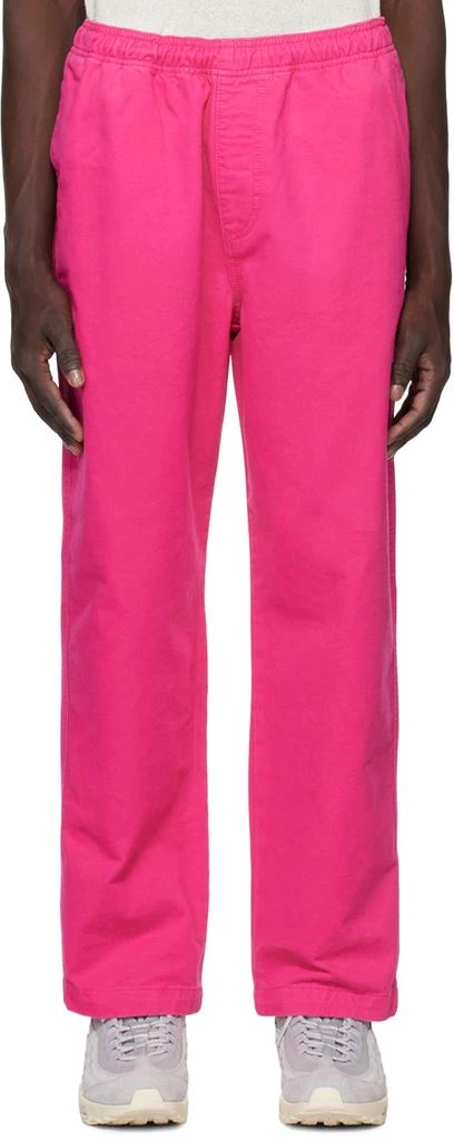 商品STUSSY|Pink Beach Trousers,价格¥849,第1张图片