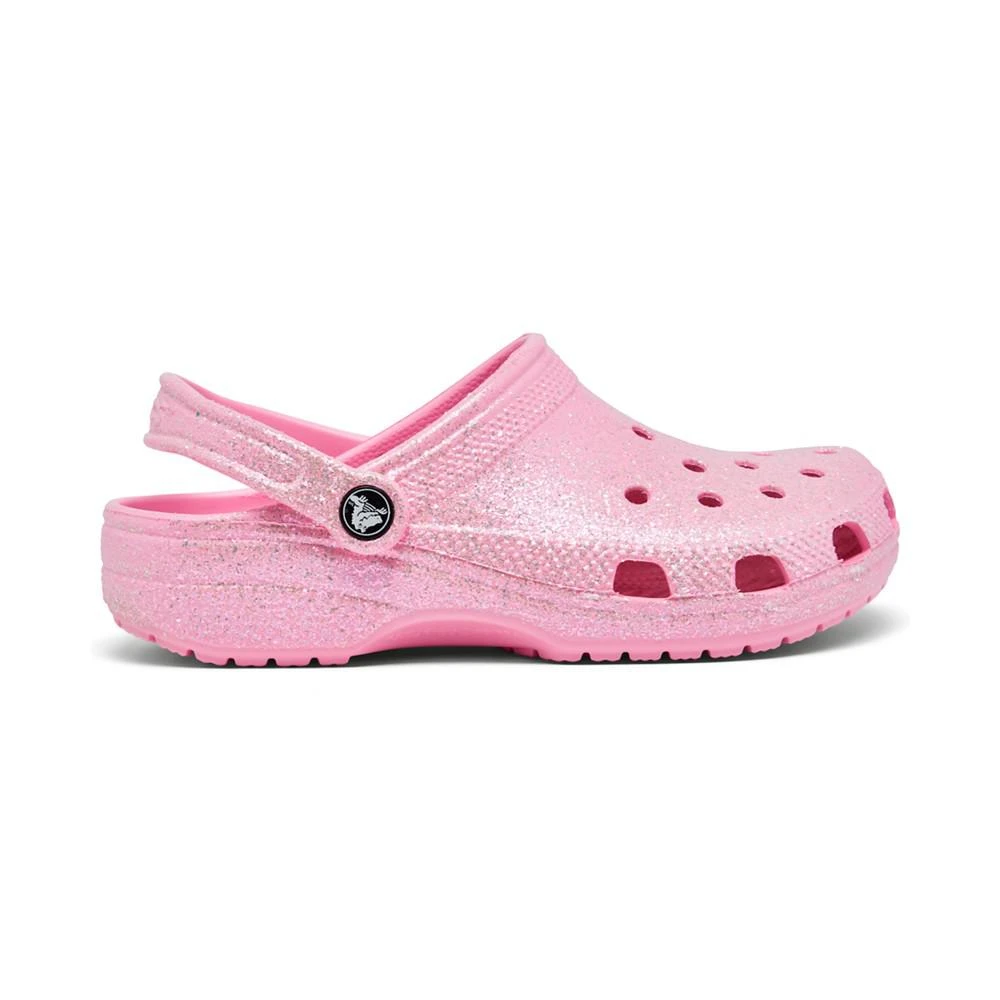 商品Crocs|Big Girls Classic Glitter Clogs from Finish Line,价格¥331,第2张图片详细描述