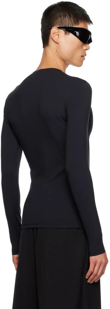 商品Balenciaga|Black Outside Loop Long Sleeve T-Shirt,价格¥7197,第3张图片详细描述
