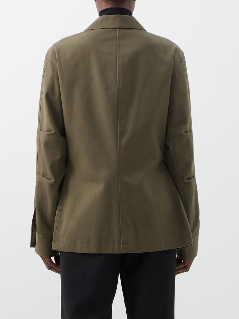 商品Totême|Cargo-pocket cotton-canvas jacket,价格¥3659,第7张图片详细描述