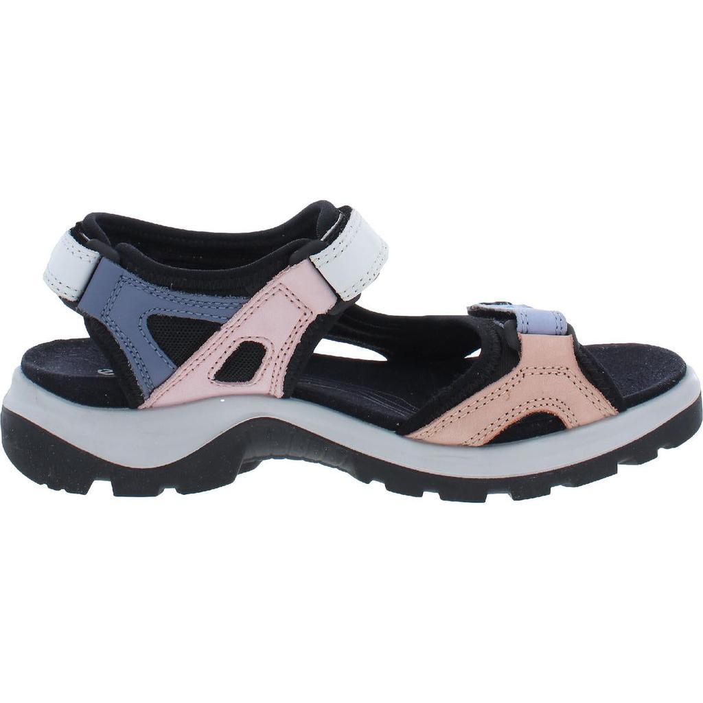 商品ECCO|ECCO Womens OffRoad Leather Ankle Strap Wedge Sandals,价格¥641,第4张图片详细描述