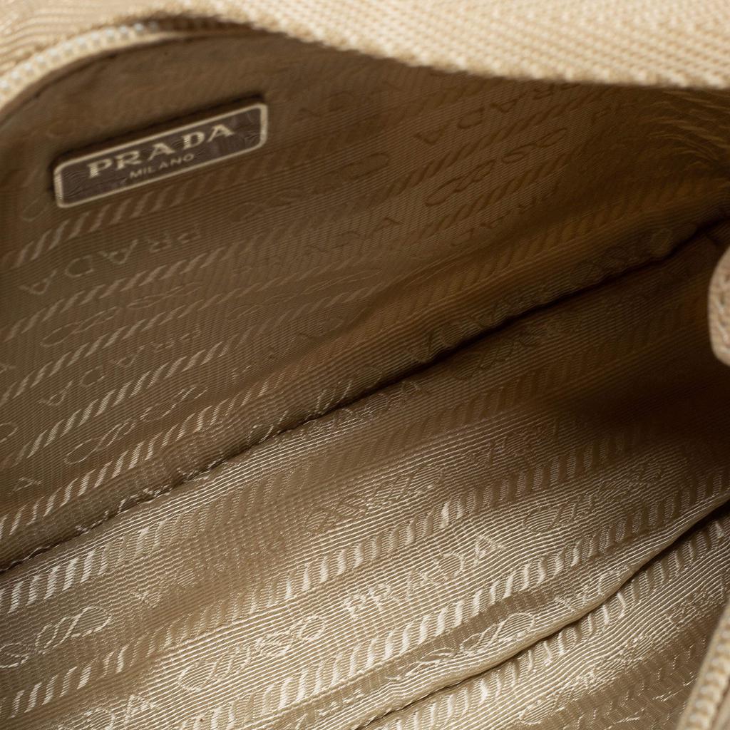 Prada Beige Nylon Mini Re-Edition 2000 Shoulder Bag商品第9张图片规格展示