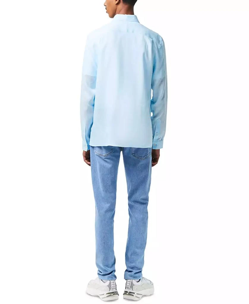 商品Lacoste|Men's Regular-Fit Linen Shirt,价格¥736,第2张图片详细描述