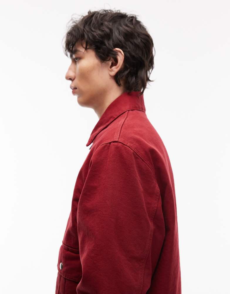 Carhartt WIP stanton jacket in red – On Sale Now with Up to 31