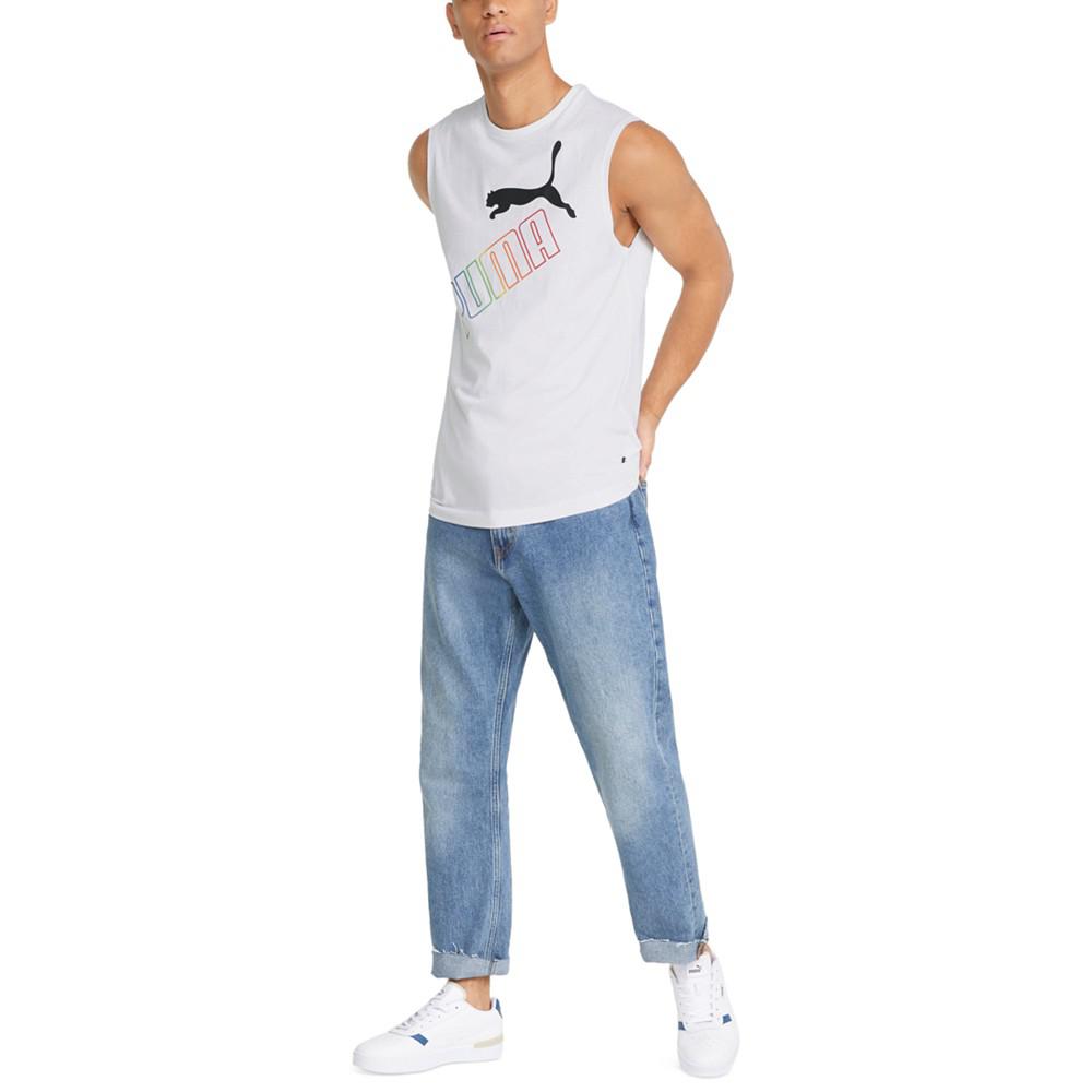 Men's Ess+ Rainbow Sleeveless T-Shirt商品第1张图片规格展示