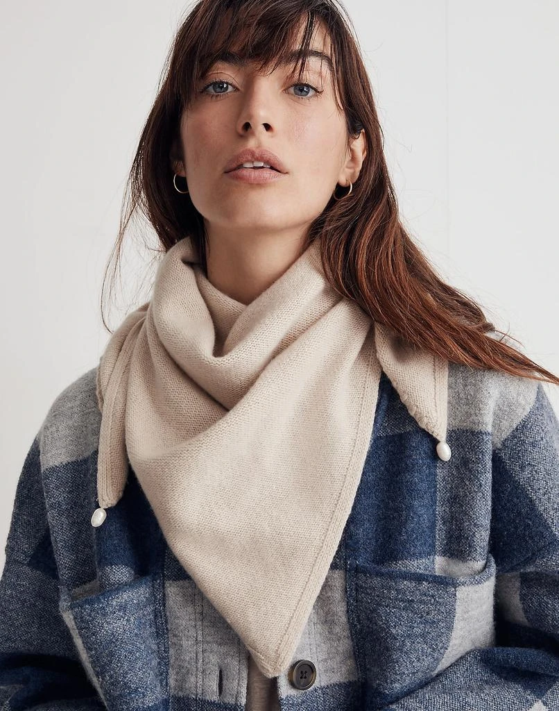 商品Madewell|Madewell x Donni Pearl (Re)sourced Cashmere-Merino Bandana,价格¥452,第3张图片详细描述